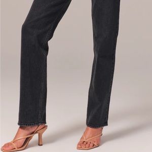 ultra high rise 90s straight jeans